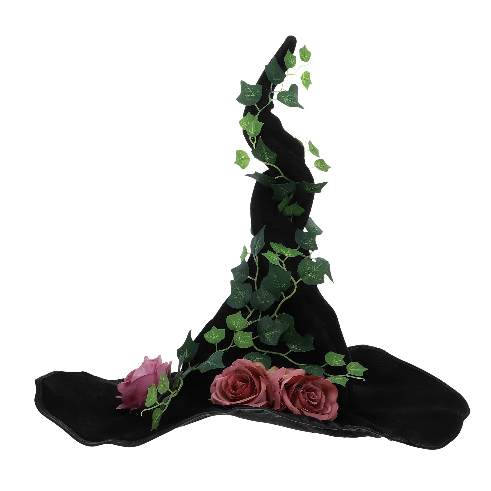 

Witch Black Halloween Black Witch Hat For Adult Women'S Halloween Costume Wizard Hat For Adult Cosplay Party