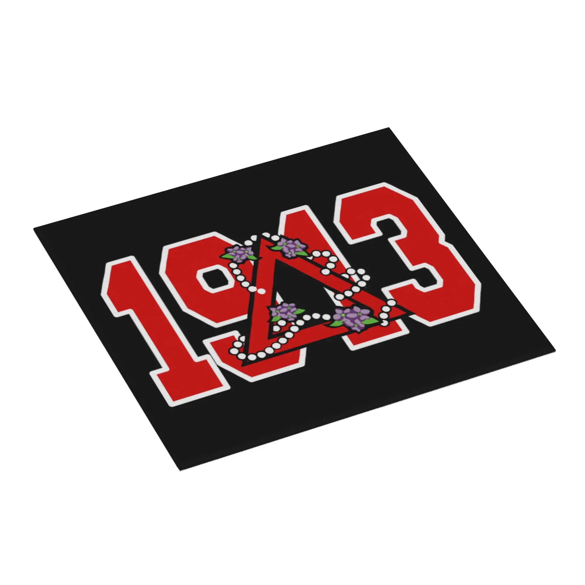Delta Sigma Theta 1913 Non Slip Kitchen Counter Protector Mat Barware Tableware Reusable  Bathroom Drying Mat For Kitchen