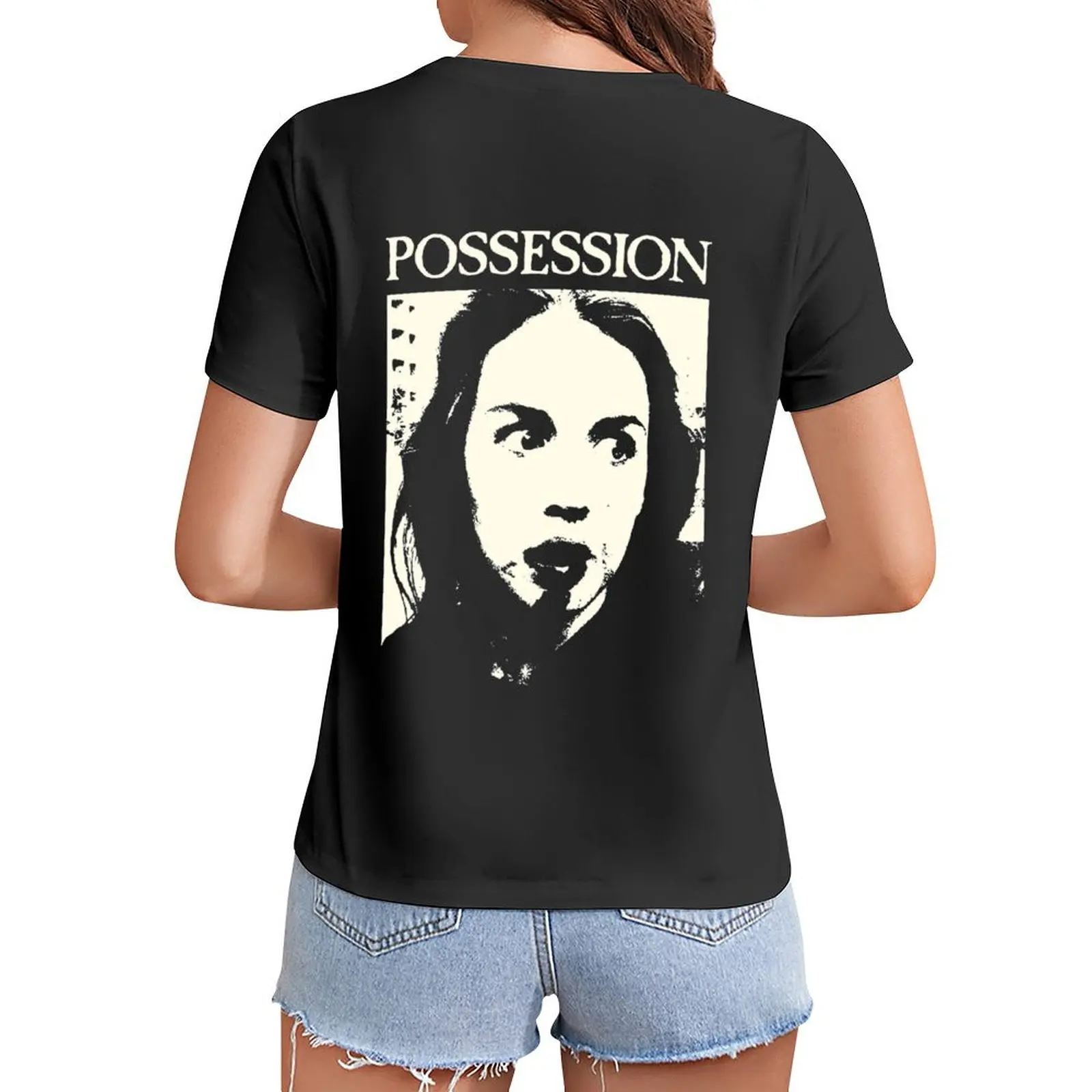 

POSSESSION T-Shirt quick drying animal prinfor Blouse cute clothes Top Women