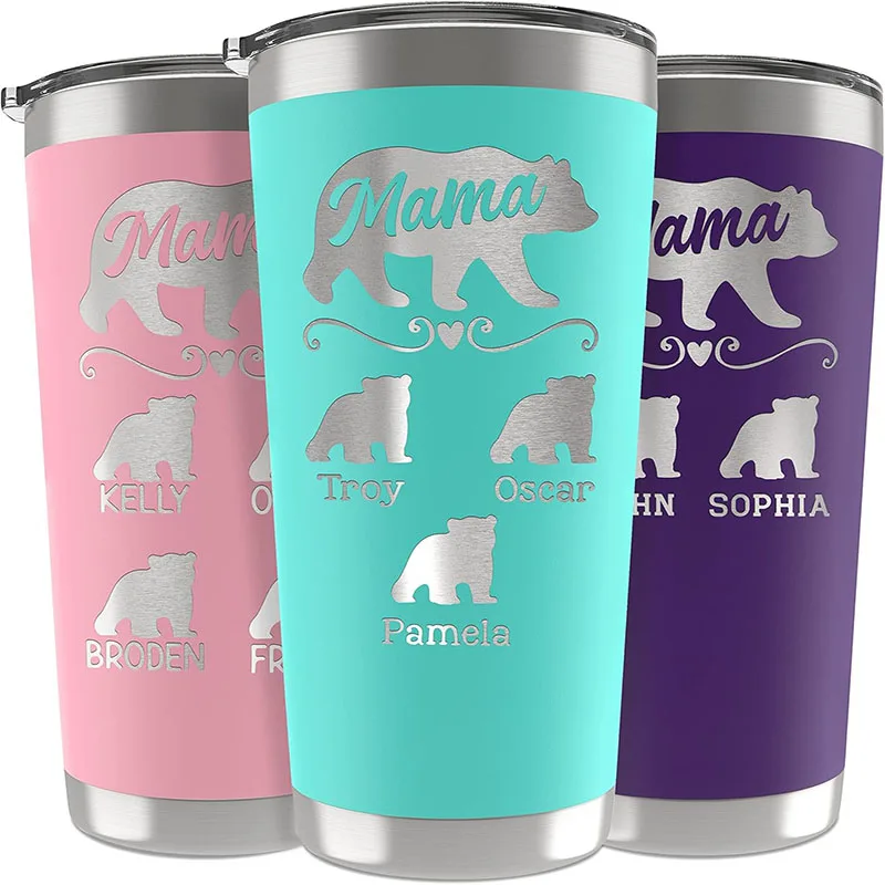 Custom logo 2oz Beer Mug Sublimation Straight Skinny Tumbler Blank Stainless Steel Tumbler DIY Cups Vacuum Insulated Car Coffee