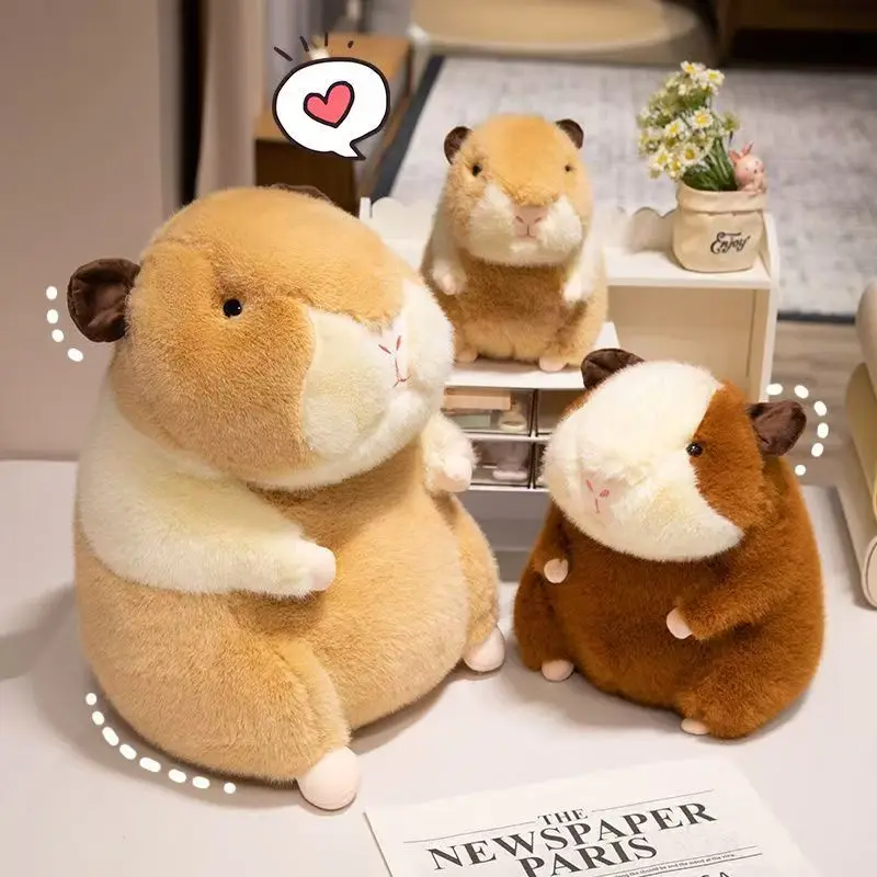 25CM Cute Simulation Guinea Pig Plush Toys, Stuffed Animal Toys, Hug Pillow Toys, Cavy Plush Toys, Gifts for Boys and Girls