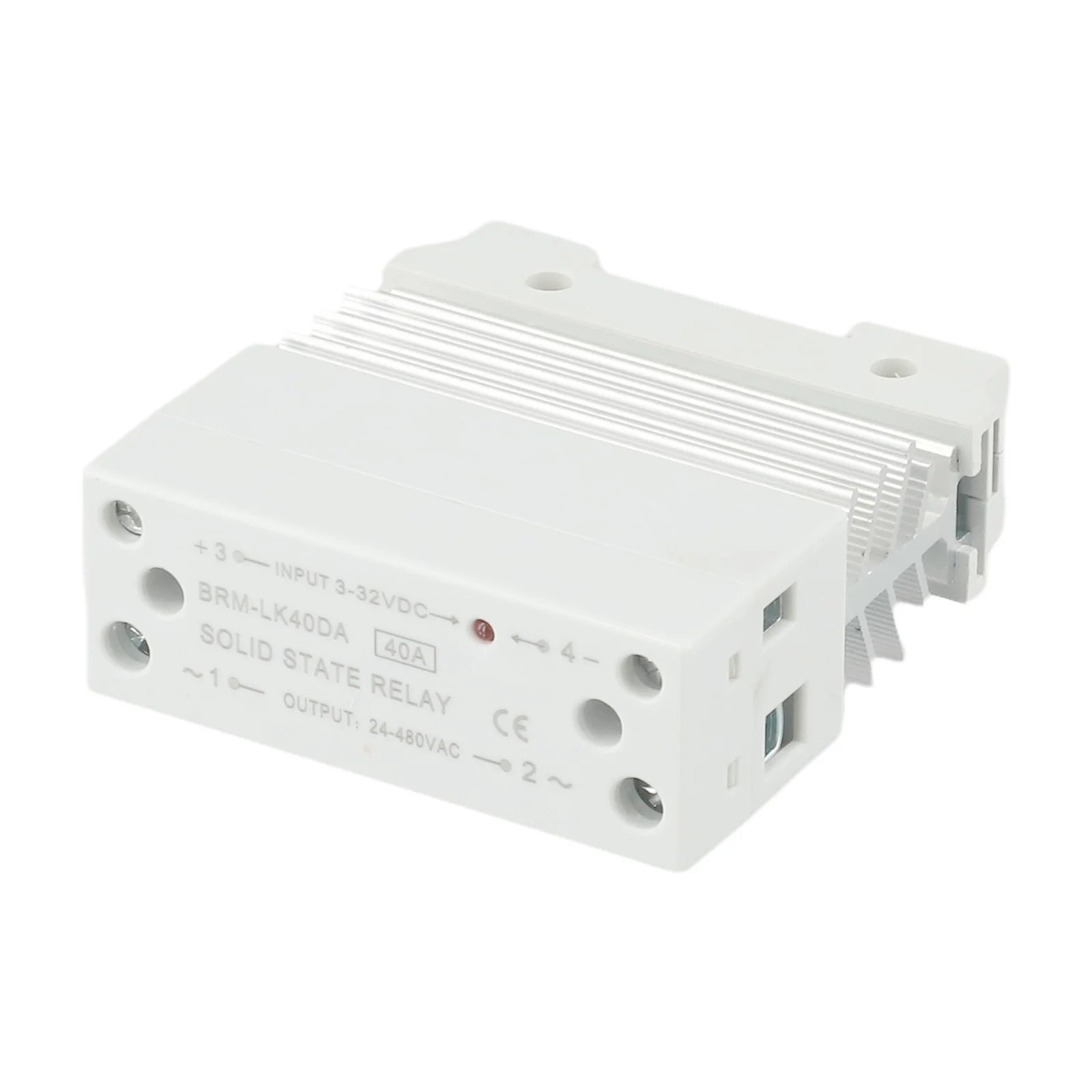 

Rail Mounted Solid State Relay 40A DC Control AC Relay For Automation Systems Heat Dissipation Integrated High Sensitivity