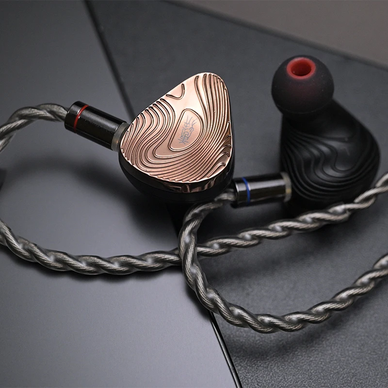 TANGZU XuanWu Gate In-Ear Earphones Monitor IEMS 1DD 4BA 2EST Hybrid Earbuds HIFI Headphones with Removable 4.4mm Plug