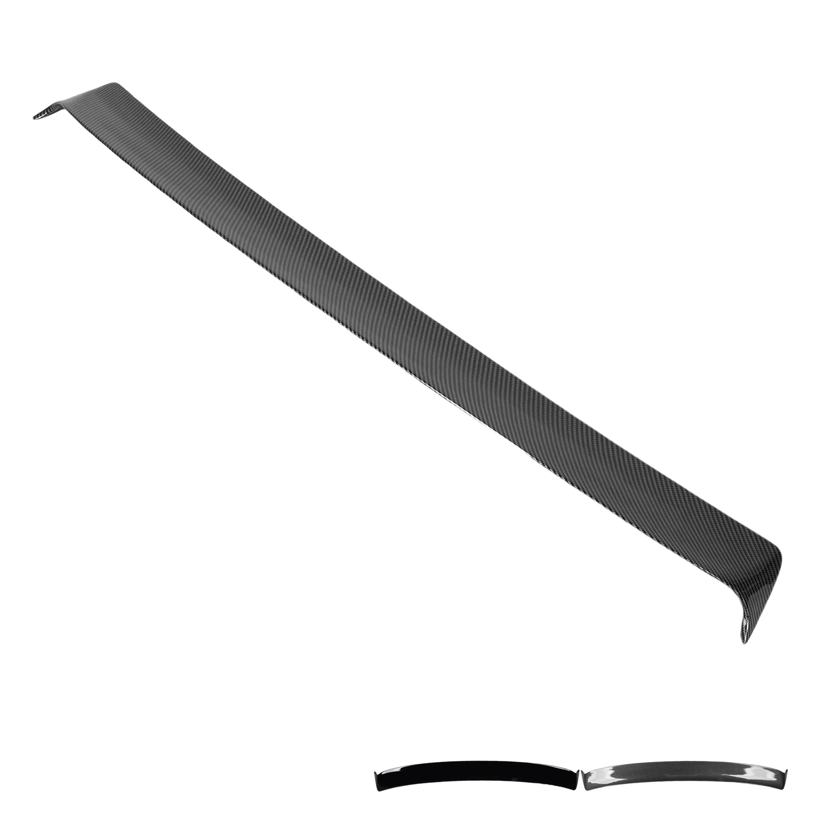 سقف السيارة الخلفي سبويلر الجذع سقف سبويلر الجناح رياضي الخلفي العلوي سبويلر الذيل الجذع الجناح استبدال ل B8 2008-2016