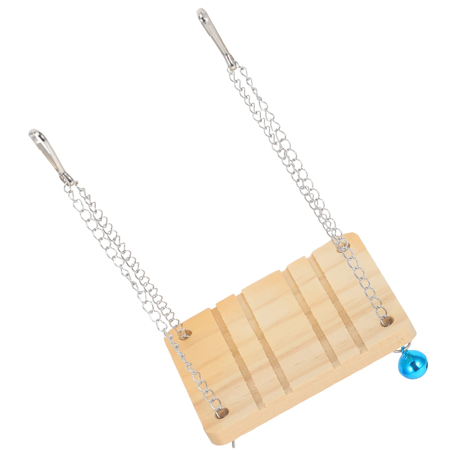 

Wood Platform Swing Hamster Natural Chewing Exercise Cage Accessory Durable Pet Ornament For Small Animals