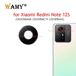 WAMY Rear Back Camera Glass Lens Replacement Rear Back Camera Glass Lens For Xiaomi Redmi Note 12S