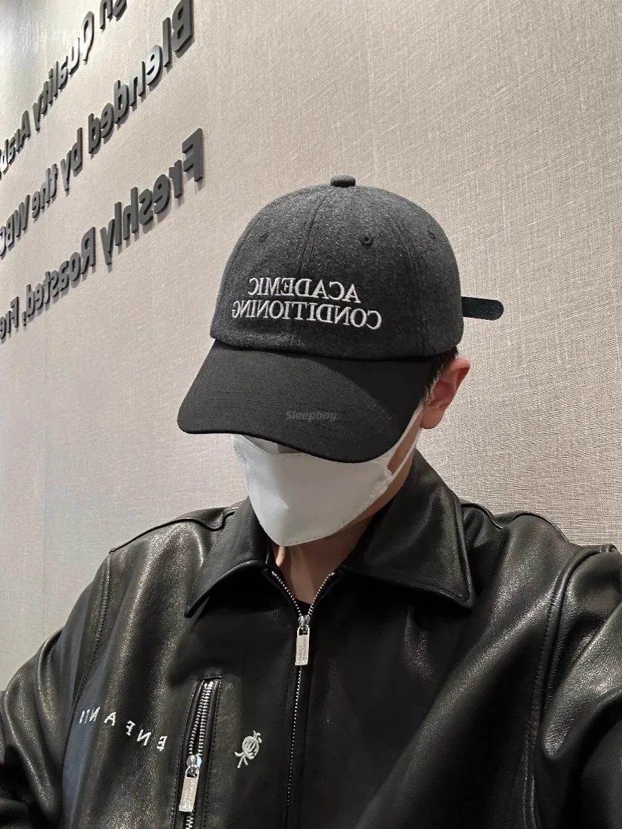 

2024 ERD melancholic second-generation wool slogan soft top baseball cap MZ190