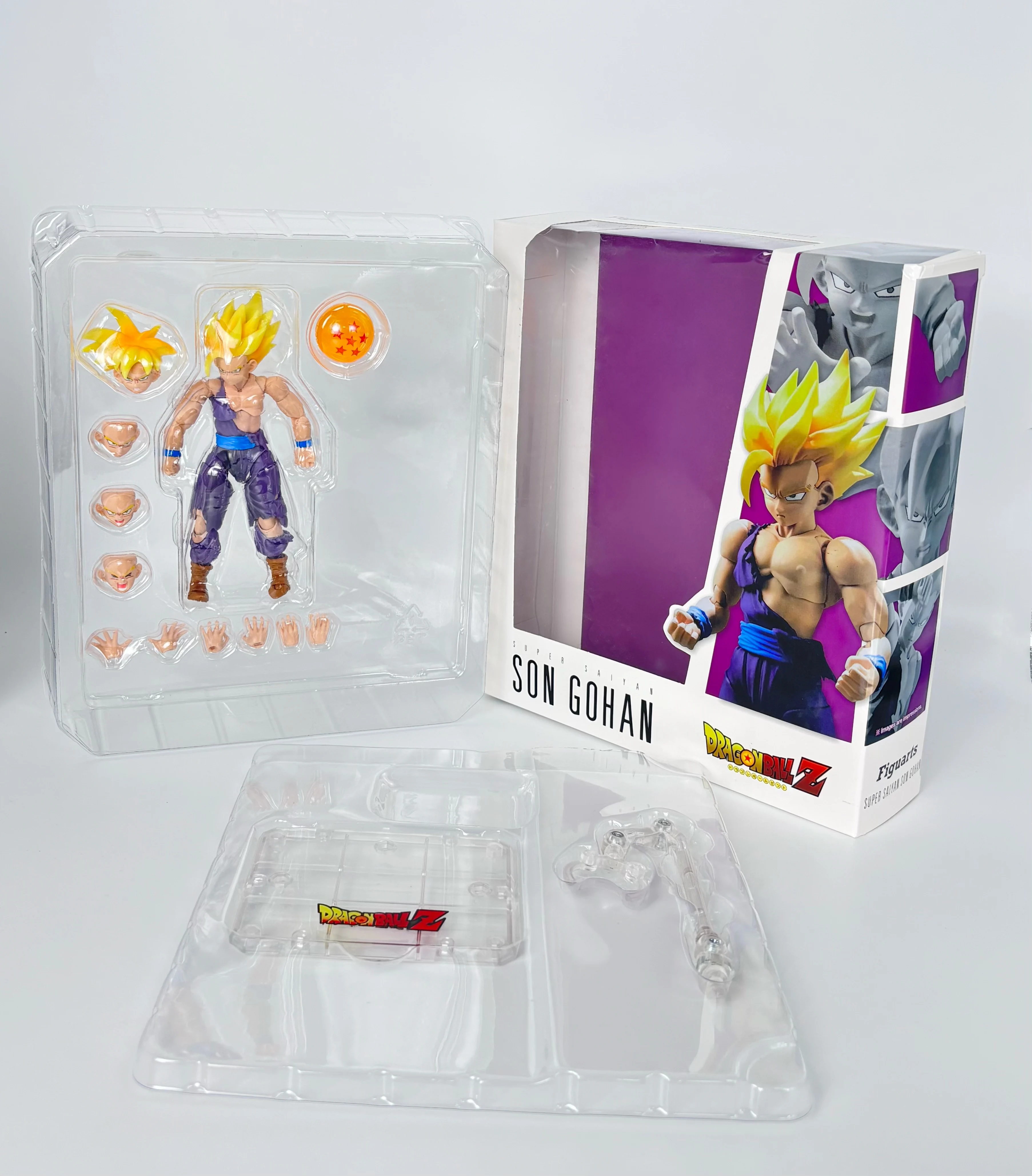 

Bandai SHFiguarts Dragon Ball Super Saiyan Gohan Battle-Damaged Costume Pose Ultra Poseable Figure Boys Toy Ornament