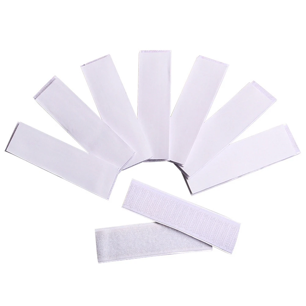 

10pcs Double Sided Tape Self Adhesive Dots Reusable Strong Hold Table Skirt Hook Loop Stickers Mounting Tape