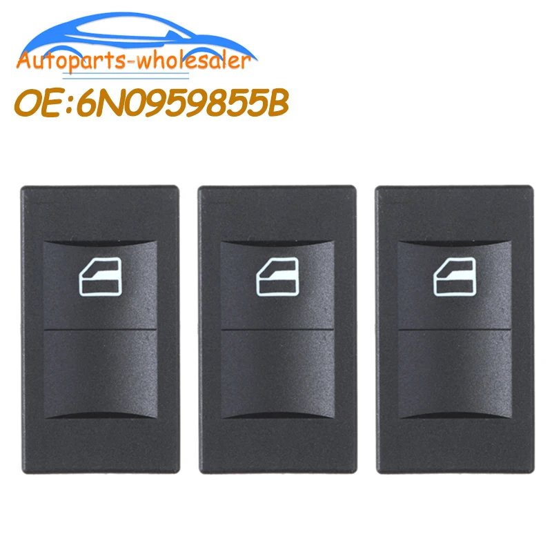 Переключатель управления электрическим стеклоподъемником с одной кнопкой 6N0959855B для VW Volkswagen Polo Classic 6K 2000 2001 2002