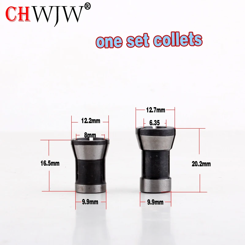

1 шт. один комплект цанг 6,35 мм 8 мм цанговый патрон гравировальный обрезной станок электрический фрезерный станок