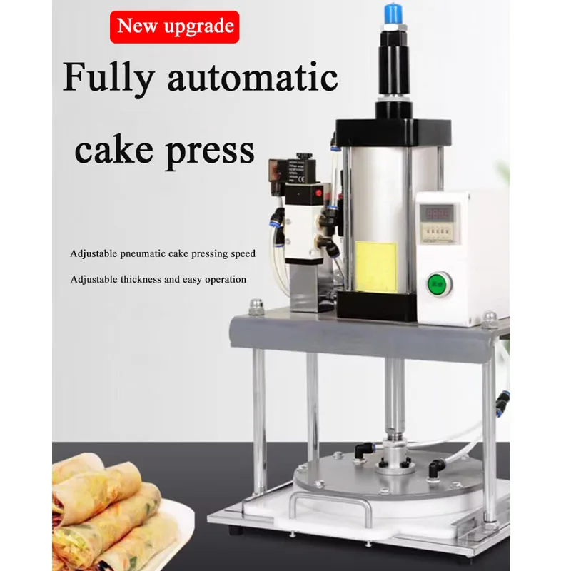 22cm 25cm 30cm 40cm Pneumatic Tortilla Pizza Former Pancake Automatic Crust Dough Pita Press Naan Make Machine