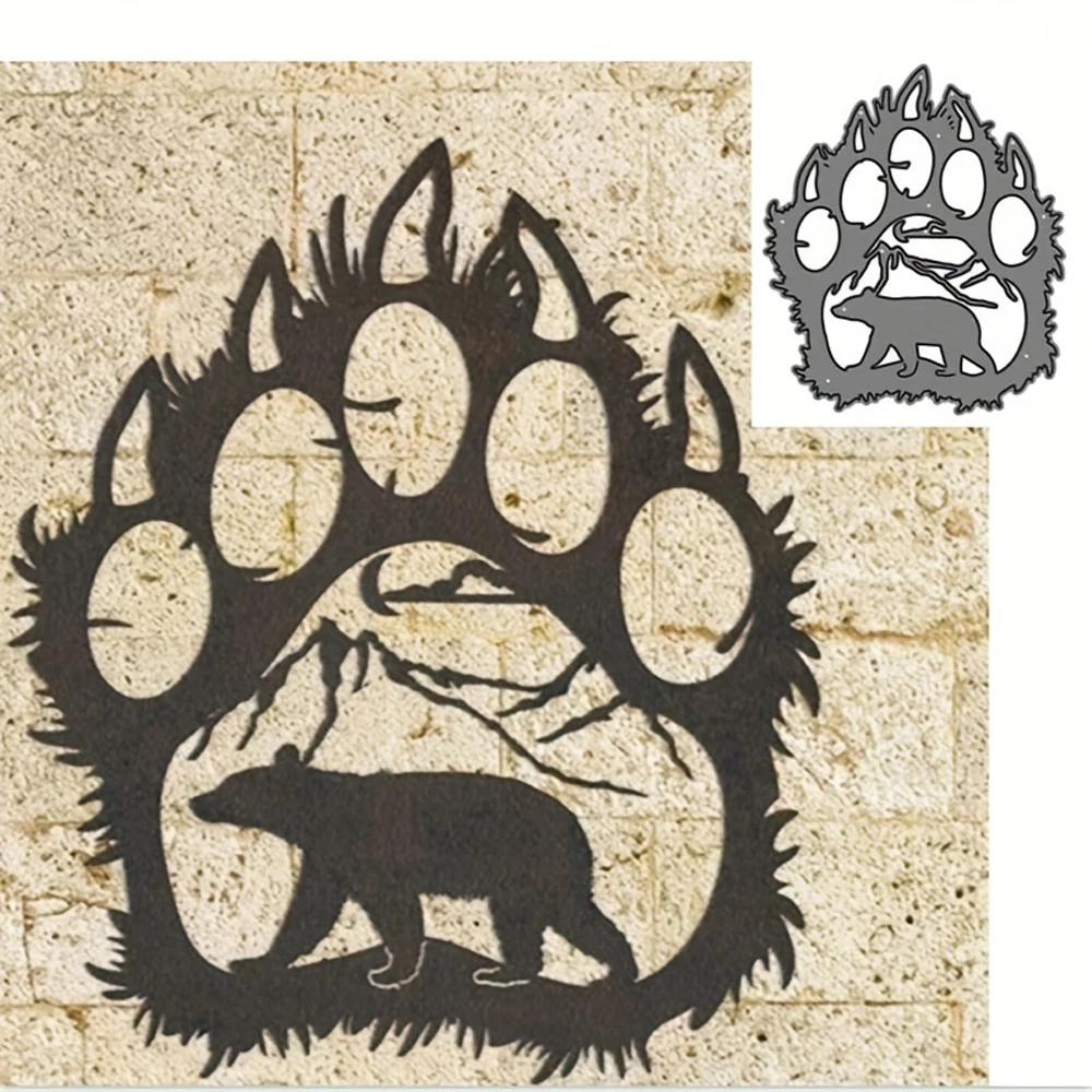 

New 2025 pattern Metal Cutting Dies DIY Scrapbooking Photo Album Embossing Craftsblade for Bear hug Decorative StencilAlbum