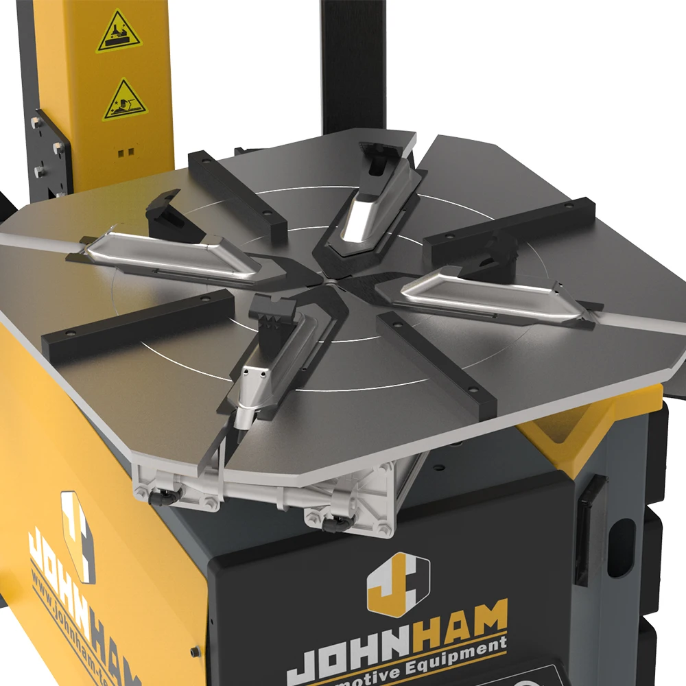 Johnham Automatic Lifting Column Tire Changer And Automatic Car Wheel Balancer With LCD Display JWB680B JTC870 view 6