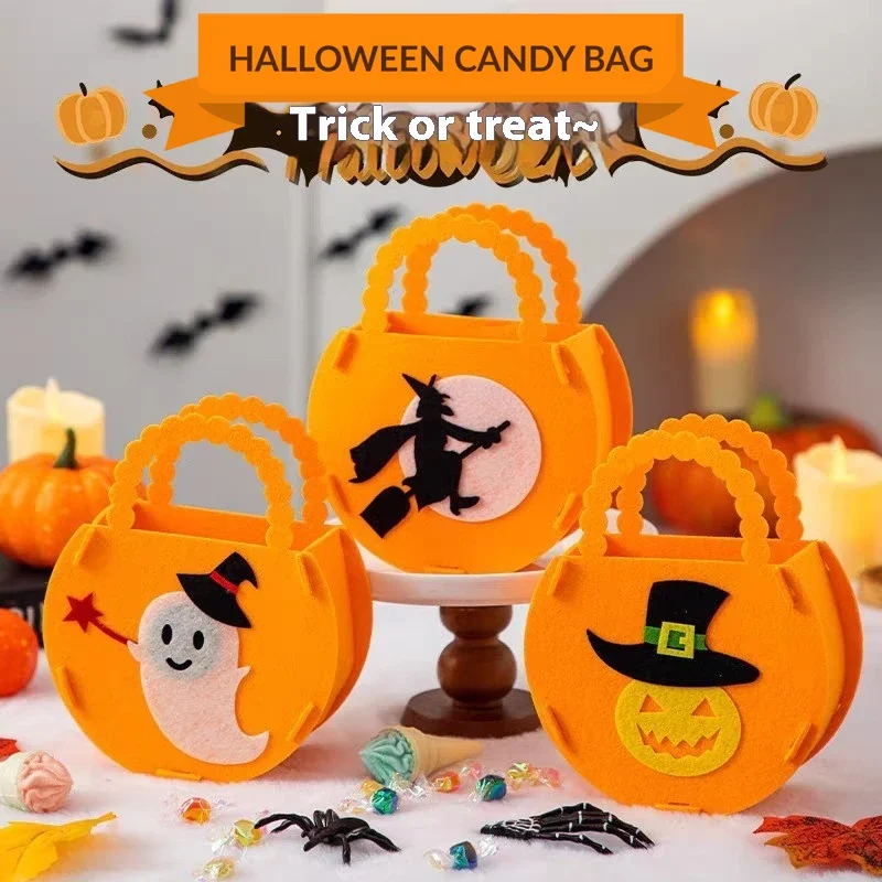 1 x niedliche Mini-Halloween-Süßigkeitstüten, Geschenktüten in großen Mengen, geeignet für Halloween-Ausflüge. Süßes oder Saures, Party-Geschenkartikel