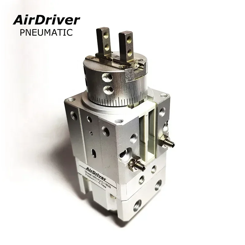 2025MRHQ Series Pneumatic cylinder Rotary Robot Gripper Rotating and Clamping together