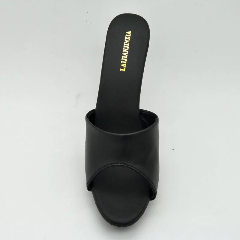 

NewWomens Slippers Patent Leather Sandals Sexy Fashion 13CM Slides Party Dance Shoes for Woman Luxury Sandals Summer Comfortable