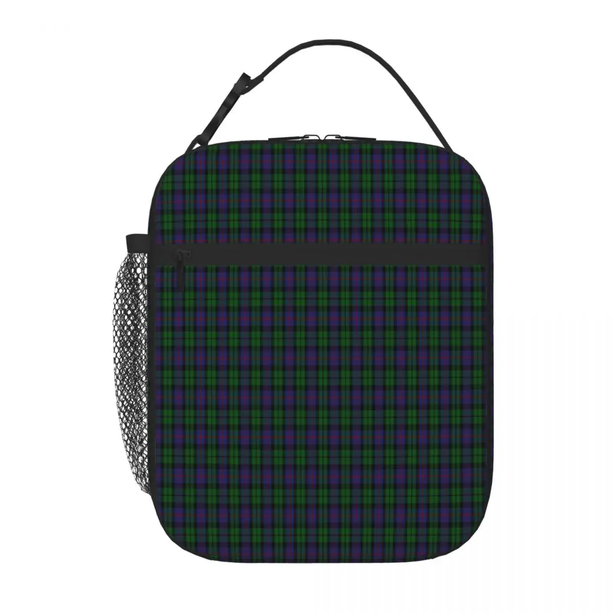 Hot Sale Clan Morrison Tartan Throw Watercolor Waterproof Lunch Bag Office Picnic Break Insulated Lunch Pouch