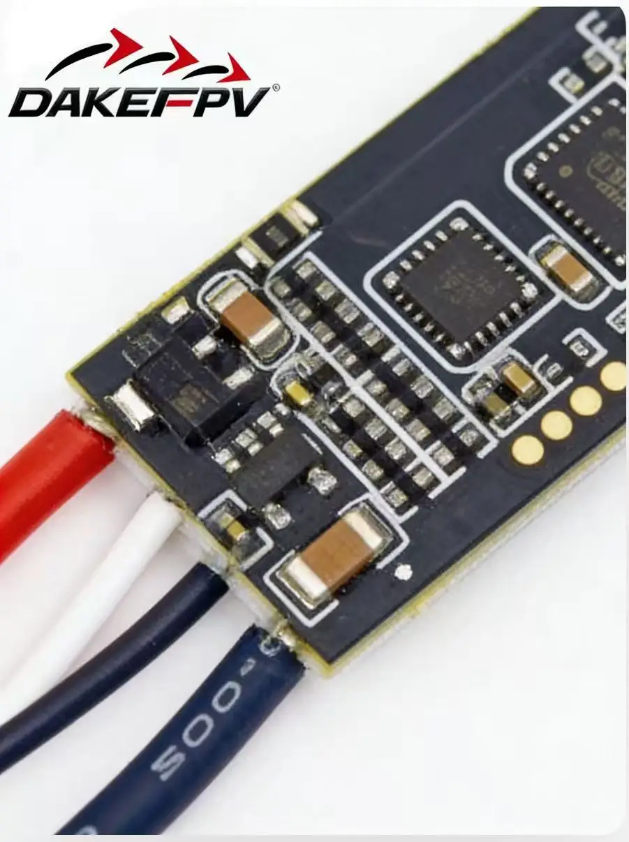 DAKEFPV ST32 35A 45A ESC Mini Elektronischer Geschwindigkeitsregler 2-6S Signalkabel PWM/DSHOT/Sinus für FPV-Renndrohnen RC-Crawler-Autos