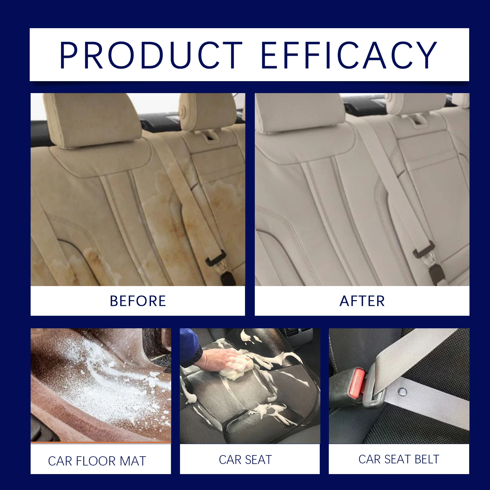 متعددة الأغراض سيارة الداخلية رغوة الأنظف الجلود الفانيلا المنسوجة النسيج رذاذ المنظفات مزيل سقف المقعد داش تنظيف 120 مللي #6