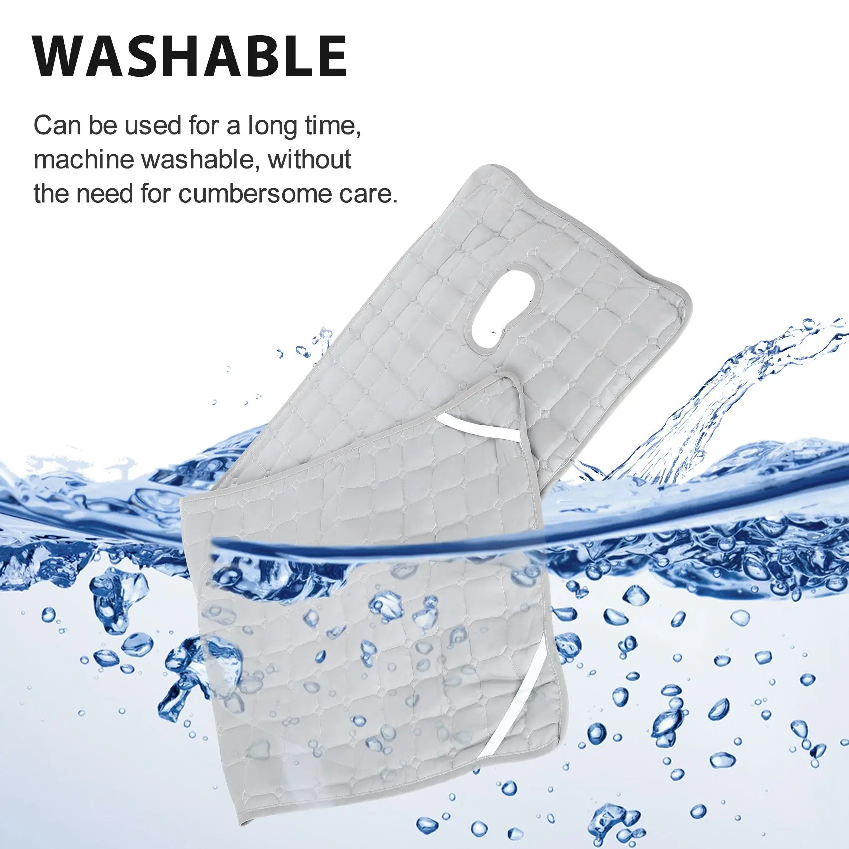 ABAH-غطاء مرتبة لسرير طاولة التدليك مع فتحة، وسادة صالون التجميل، وسادة غير قابلة للانزلاق 185 × 70 سم وسادة سرير سمك 2 مم #2