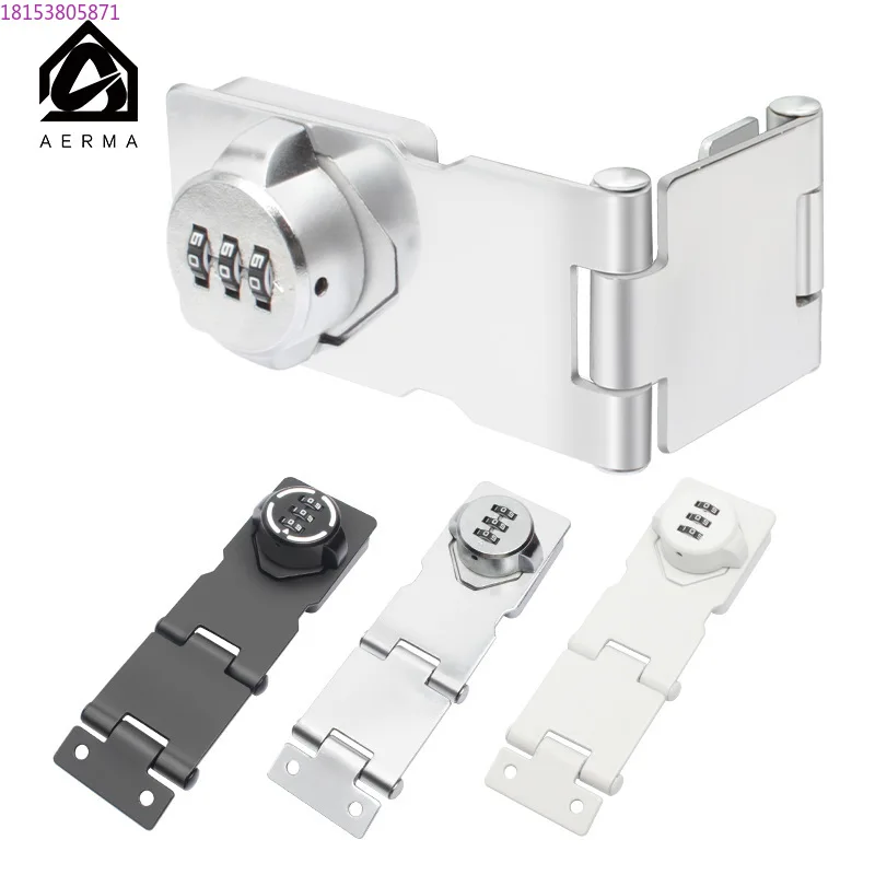 

Drawer combination lock No punching door lock Locker Corner cabinet lock plate