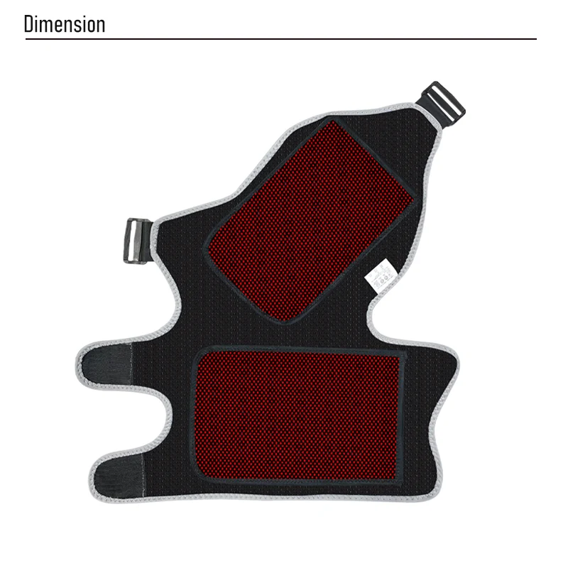 Red Light Heating Massage Shoulder Support Heating Pad 3-Speed Vibration Muscle Relax Belt Shoulder Brace