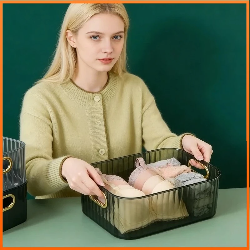 Acrylic Organizers Snacks Bathroom Organizer Rectangular Storage Makeup Clutter Bedroom Cosmetics Living Room Make Up Organizer