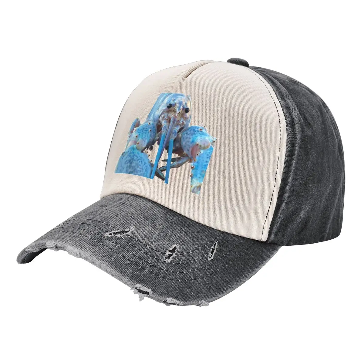 

blue lobster jumpscare Baseball Cap Designer Hat Gentleman Hat Hats For Women Men's