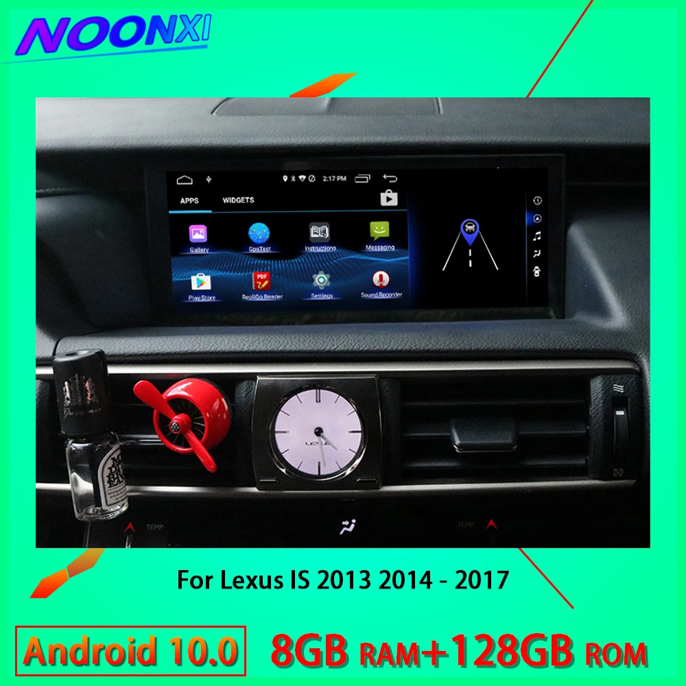 128GB Multifunction Car Bluetooth Radio Wireless Carplay 2 Din Android 10 Video Players GPS DVD For Lexus IS 2013-2015 2016 2017