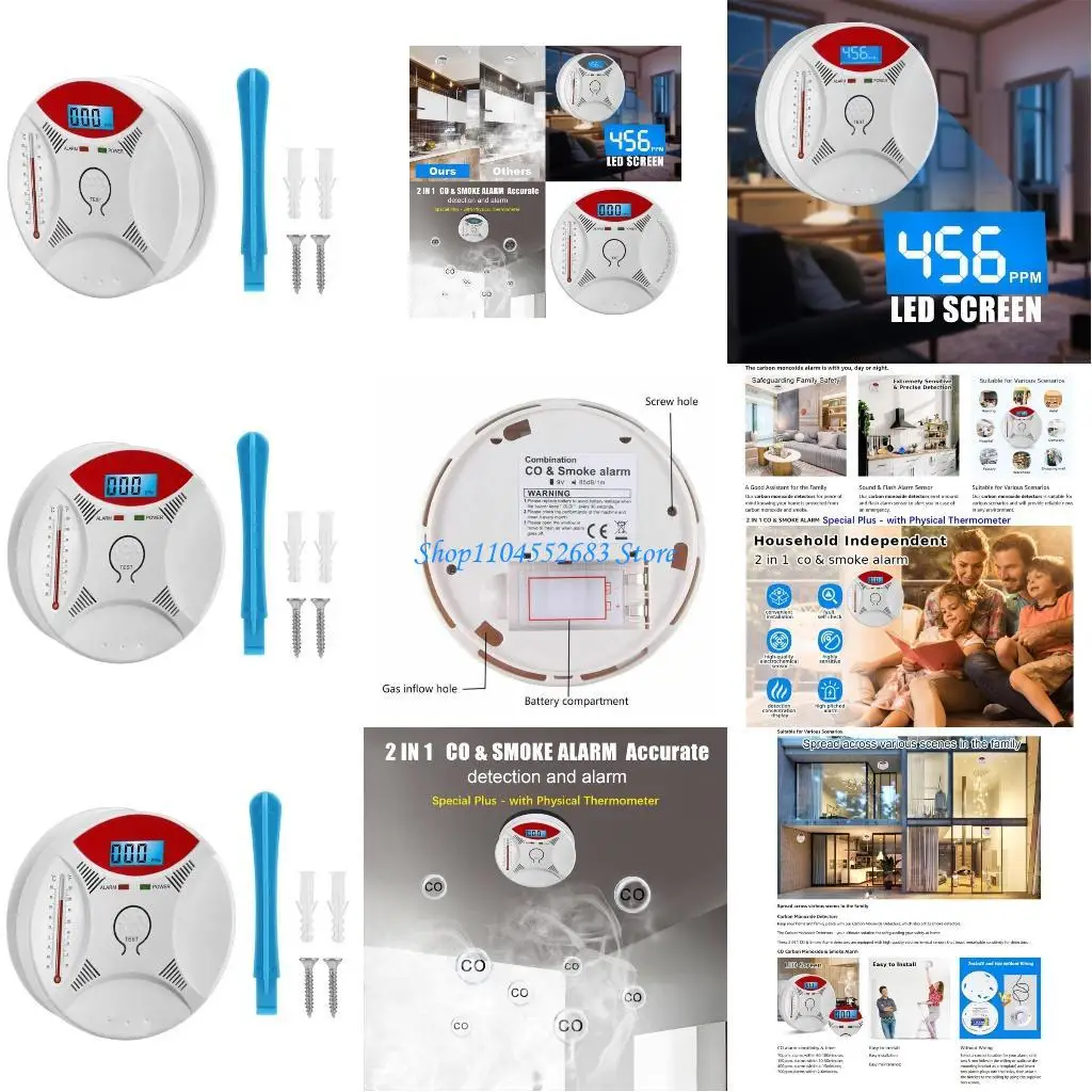 

Y6GD Protections Smokes Alarm Detectors CO Sensors Carbon Monoxide Detectors