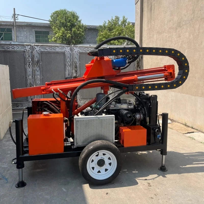 Impianto di perforazione di pozzi d'acqua da 300 metri del produttore cinese per componenti del cuscinetto del cambio dell'ingranaggio del motore centrale di costruzione agricola