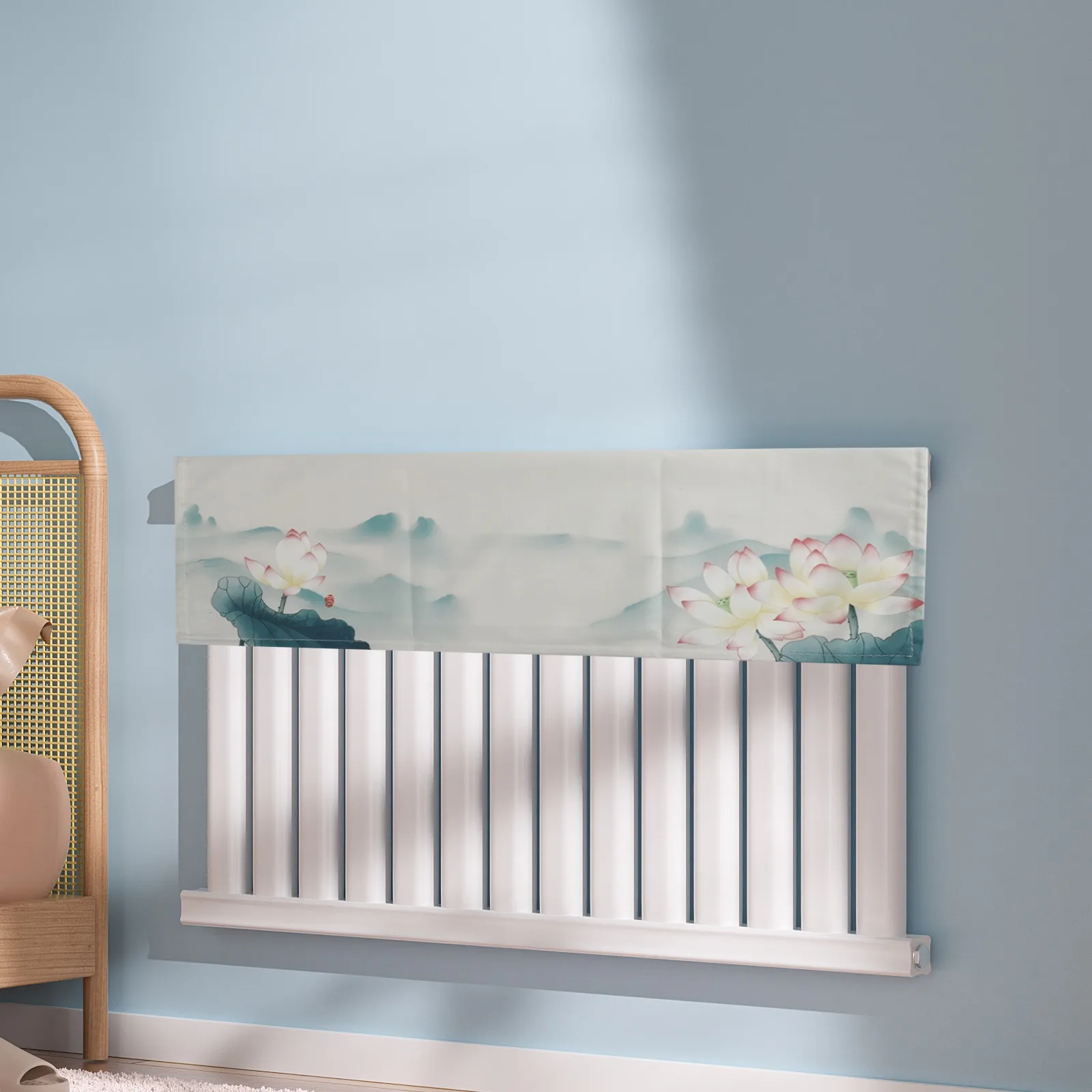 Soft Velvet Radiator Cover Stylish Home Decor Solution that Effectively Protects Against Dust and Enhances Your Living Space