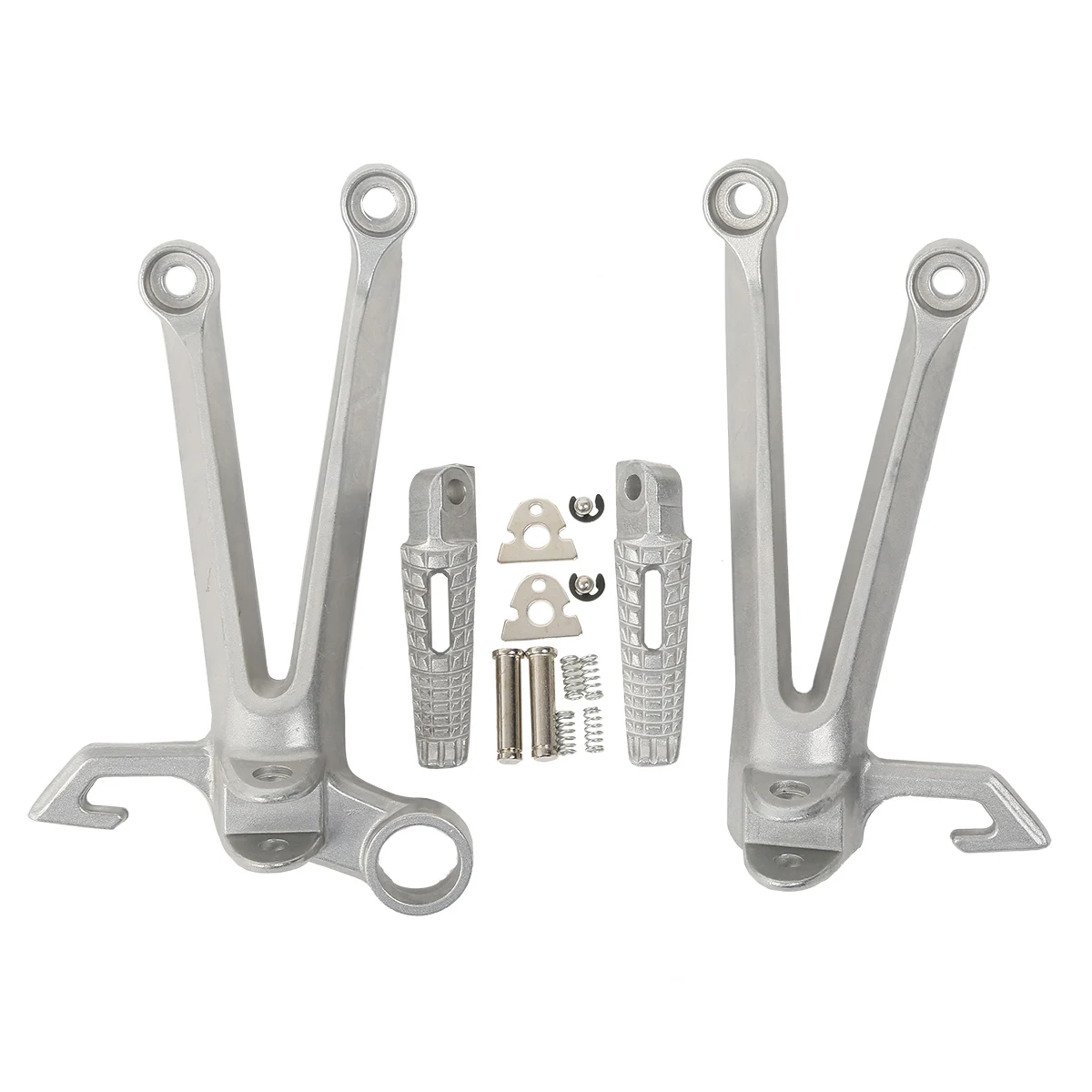 Motorcycle Rear Passenger Foot Peg Footrest Bracket Set For Suzuki GSXR1000 GSXR 1000 2005-2006