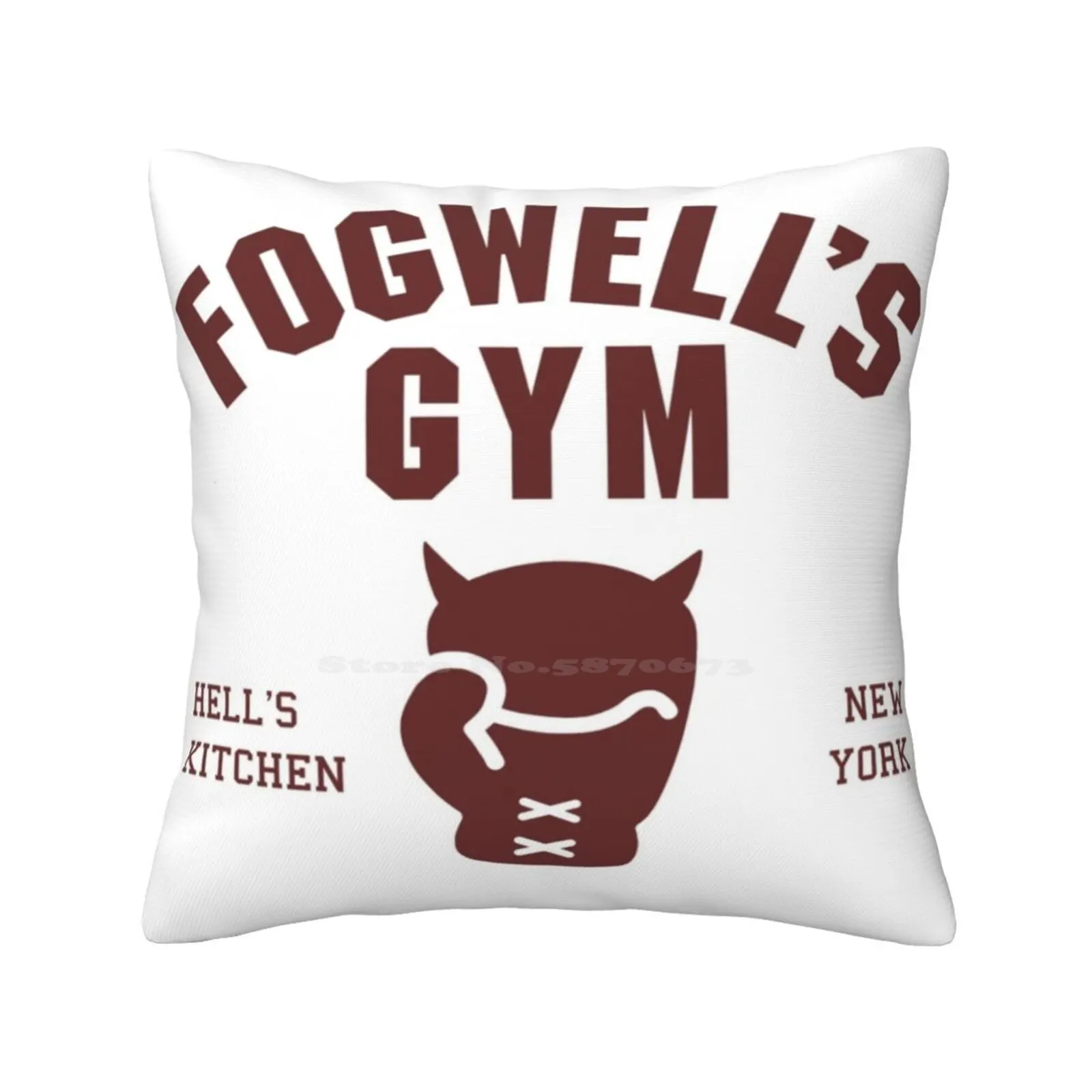 Fogwell'S Gym Pillows Case Bedroom Home Decoration Matt Murdock Battlin Jack Murdock Devil Of Hells Kitchen New York City