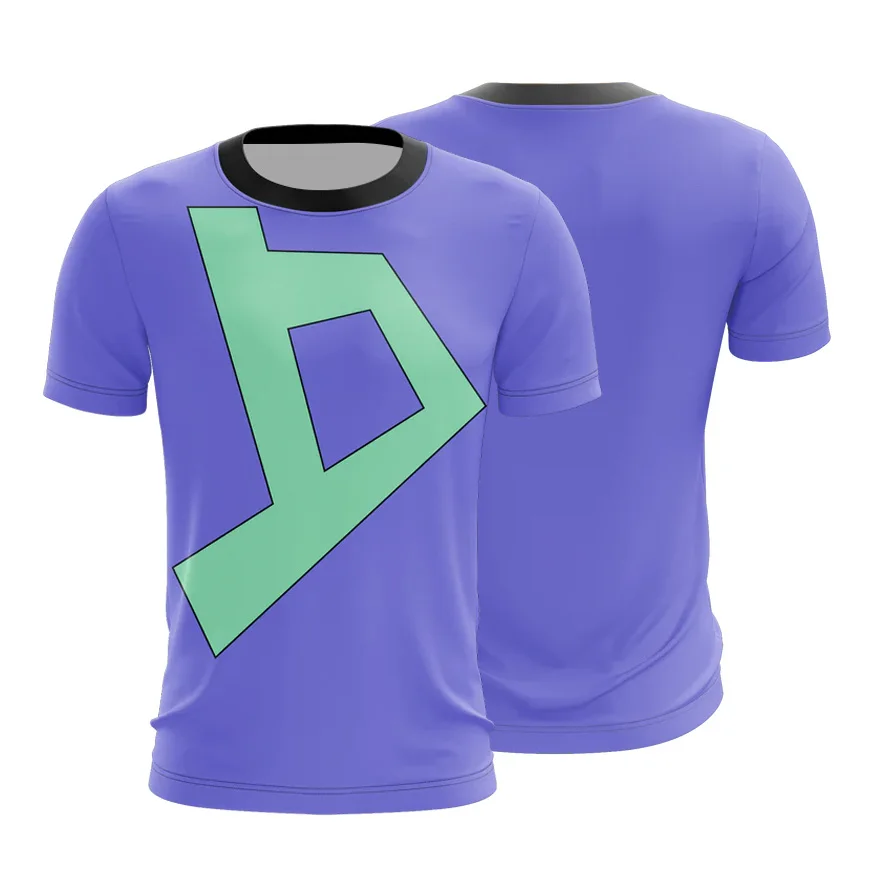 Summer Fashion Anime Knife Game King Big Villain 3D Printed Muscle T-shirt Teenager Street Wear Short Sleeve Loose Casual Tees