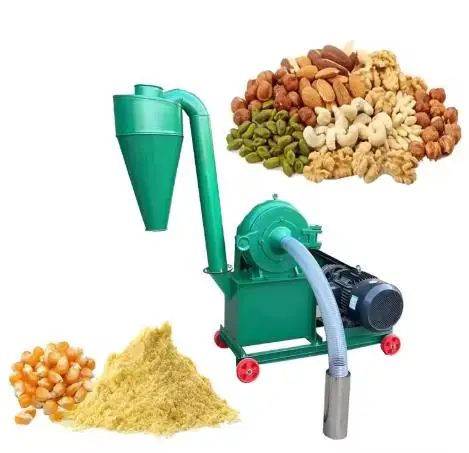 Automatic Electric Corn Maize Mill Grinder Machine Rice Grain Grinding Machine Chili Soybean Wheat Crusher