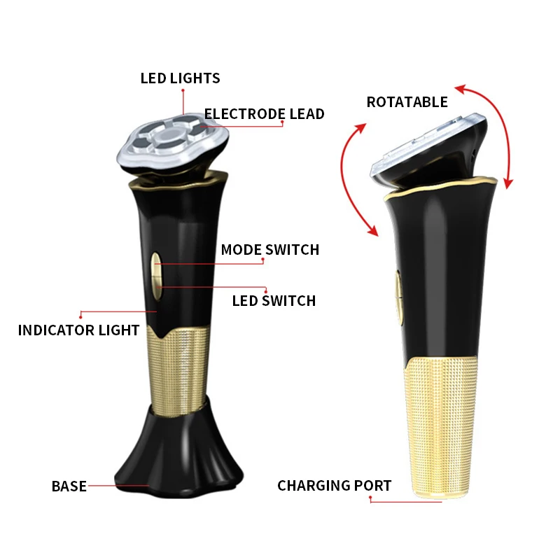 SD-039 Urządzenie kosmetyczne o częstotliwości radiowej Photon Odmładzanie skóry Urządzenie do masażu oczu i twarzy EMS Micro Current