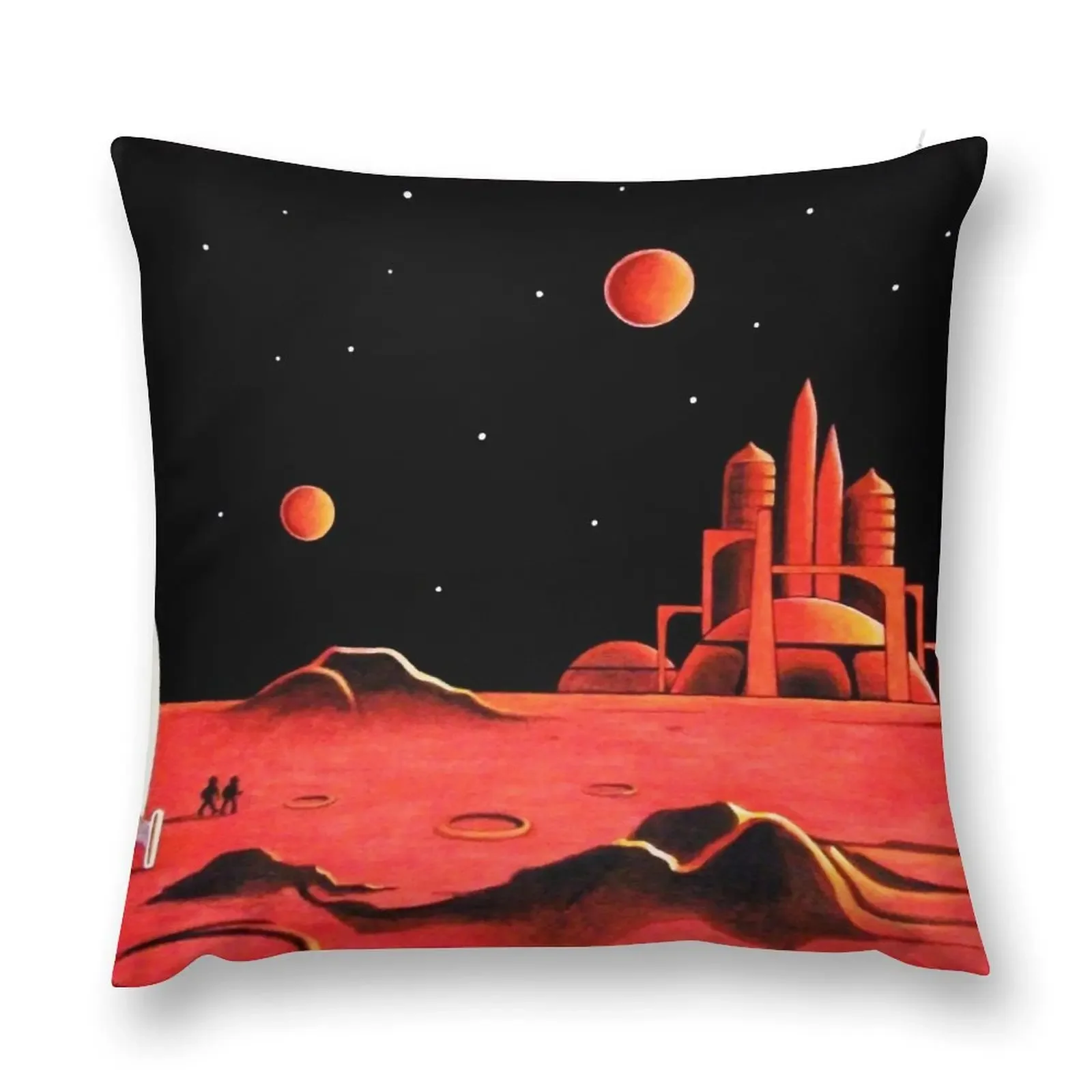 

CITY ON MARS Throw Pillow Cushions Cover Cushion Child bed pillows christmas pillow case pillow