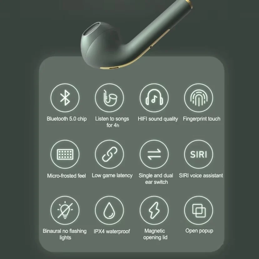 J18 سماعة بلوتوث لاسلكية Handfree سماعات رأس عالية الجودة ألعاب سماعة موسيقى ياربود سماعة رأس لاسلكية