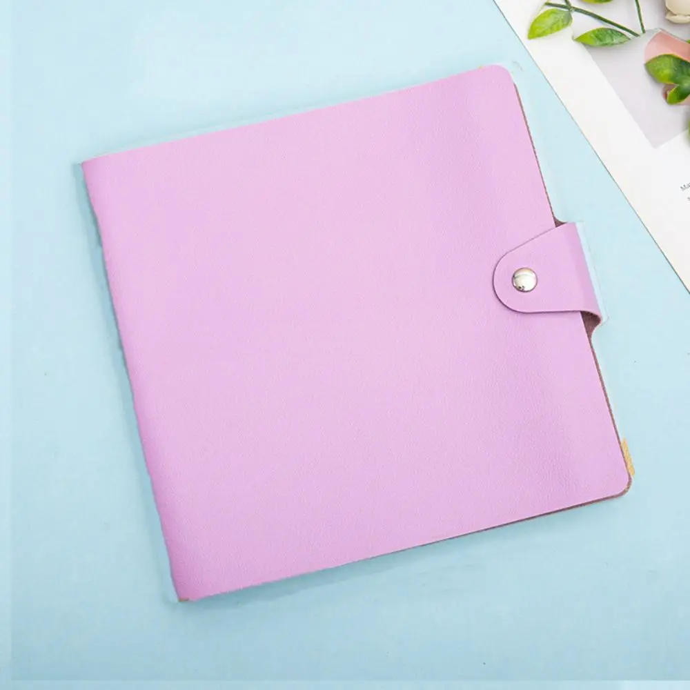 PU Leather Money Savings Binder Portable Waterproof Envelop Savings Challenges Book Refillable Handbook Savings Notebook