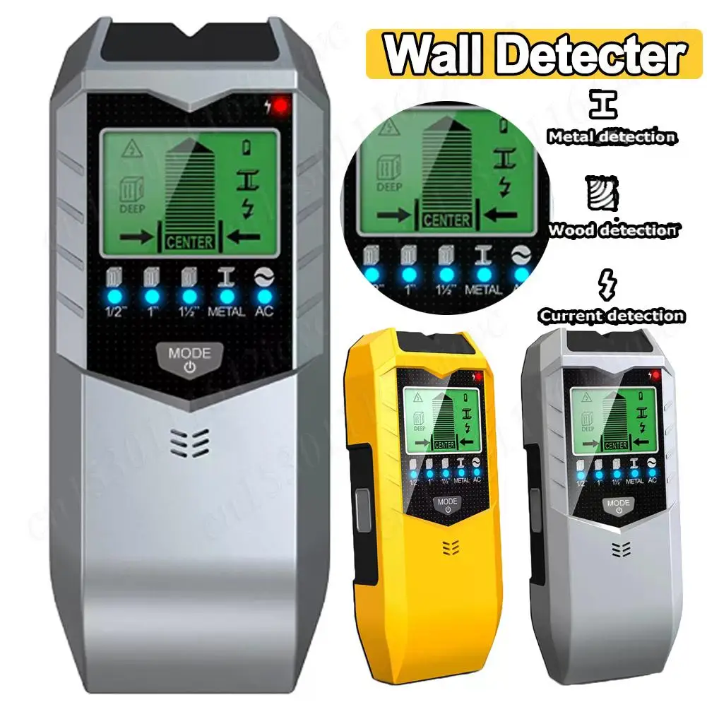 

Handheld Wall Scanner Detector Precise Positioning Portable Wood Pipe Finder Professional Tools Equipment for Home Ceiling Floor