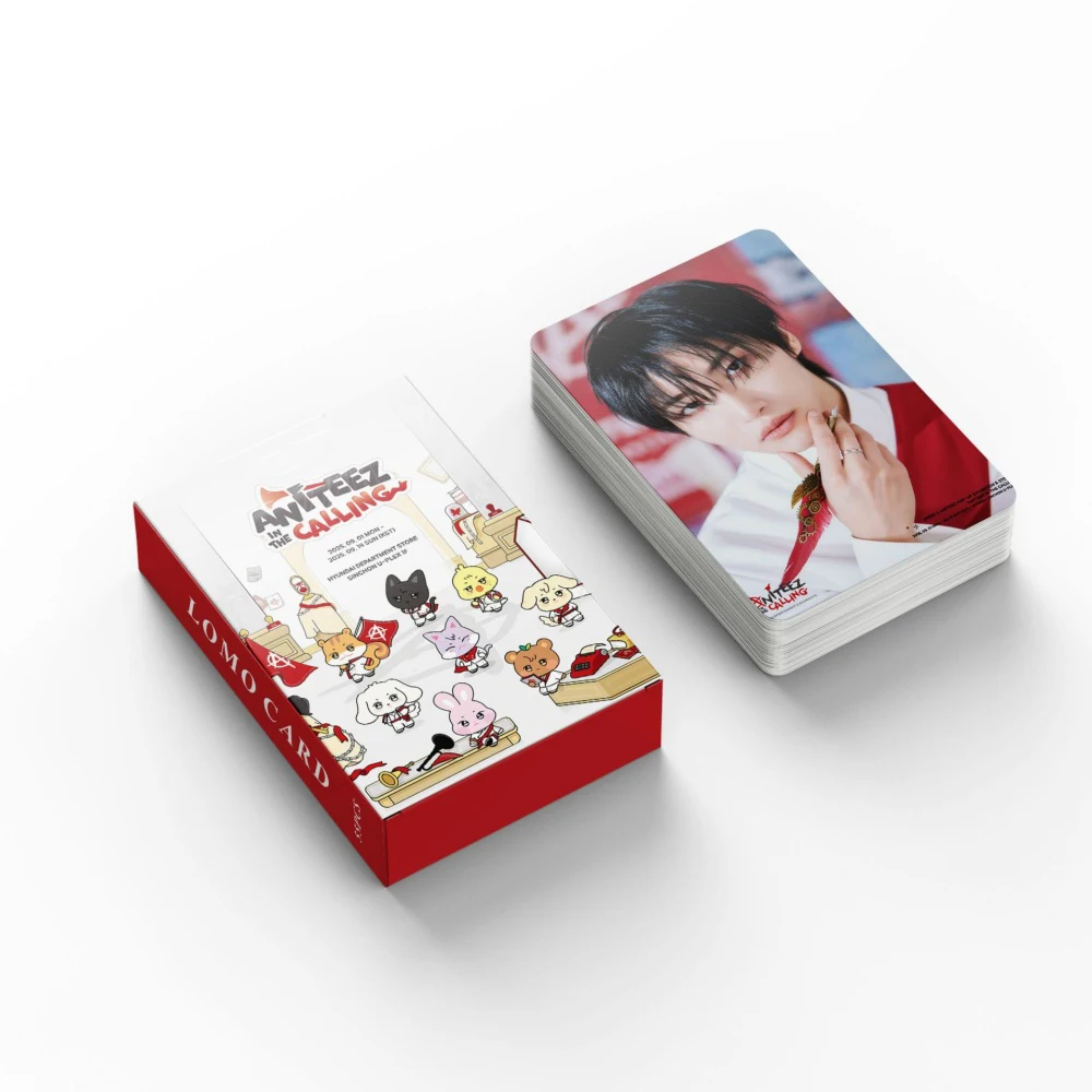بطاقة صور KPOP Idol ANITEEZ IN THE CALLING Merch ألبوم جديد بطاقات لومو مجموعة مروحة الصور بطاقة ملصق بطاقة بريدية صور هدية