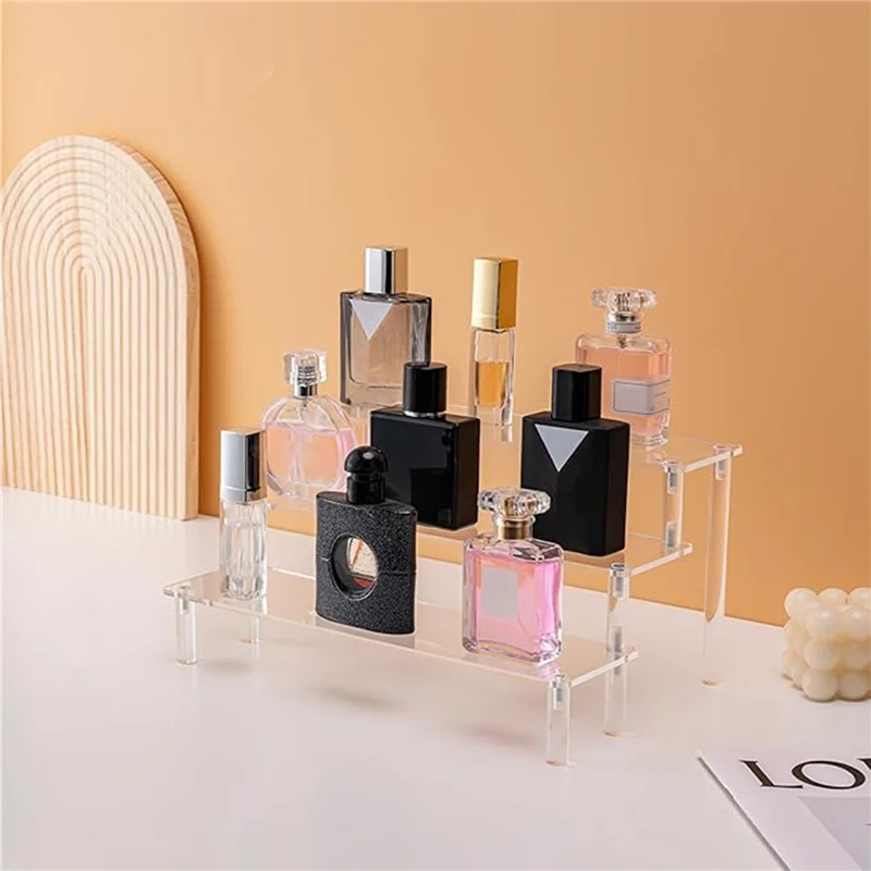 

A84E-2X Acrylic Lifting Display Stand 3-Layer Perfume Tissue Display Stand Character Model Display Stand Dessert Rack