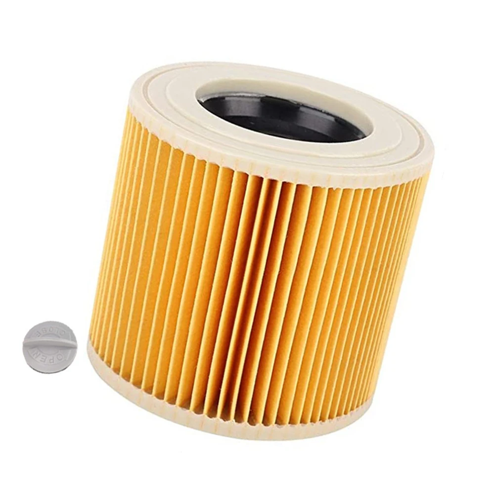 2 Pcs Cartridge Filter for Karcher Vacuum Cleaner WD3 Premium WD2 WD3 WD1 MV3 MV2 WD 3 P Extension Kit Against Fine Dust
