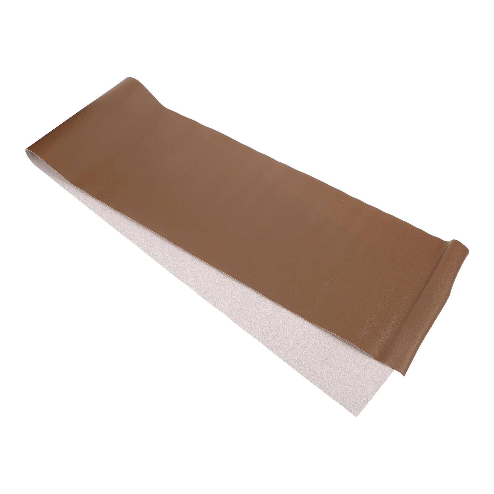 

DIY Fabric Craft Material PU Sheets 20x120cm Brown Multi Purpose Roll Patches Strips Sewing Hair Bows Earrings
