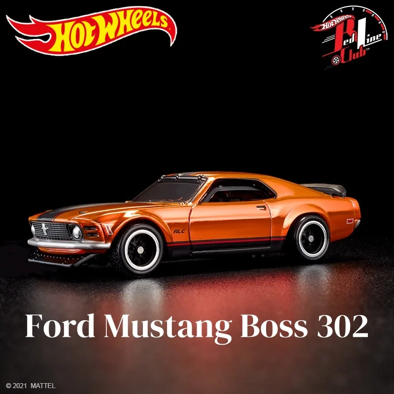 

New Genuine Hot Wheels Rlc 1/64 Ford Mustang Boss 302 Simulation Model Toy Car Holiday Gifts Collectibles Desktop Ornaments