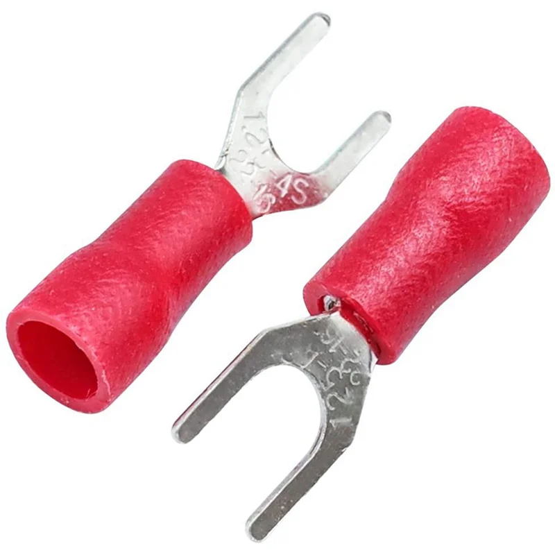 

1500 Pcs 22-16 16-14 12-10 AWG Insulated Fork Spade U-Type Wire Connector Electrical Crimp Terminal
