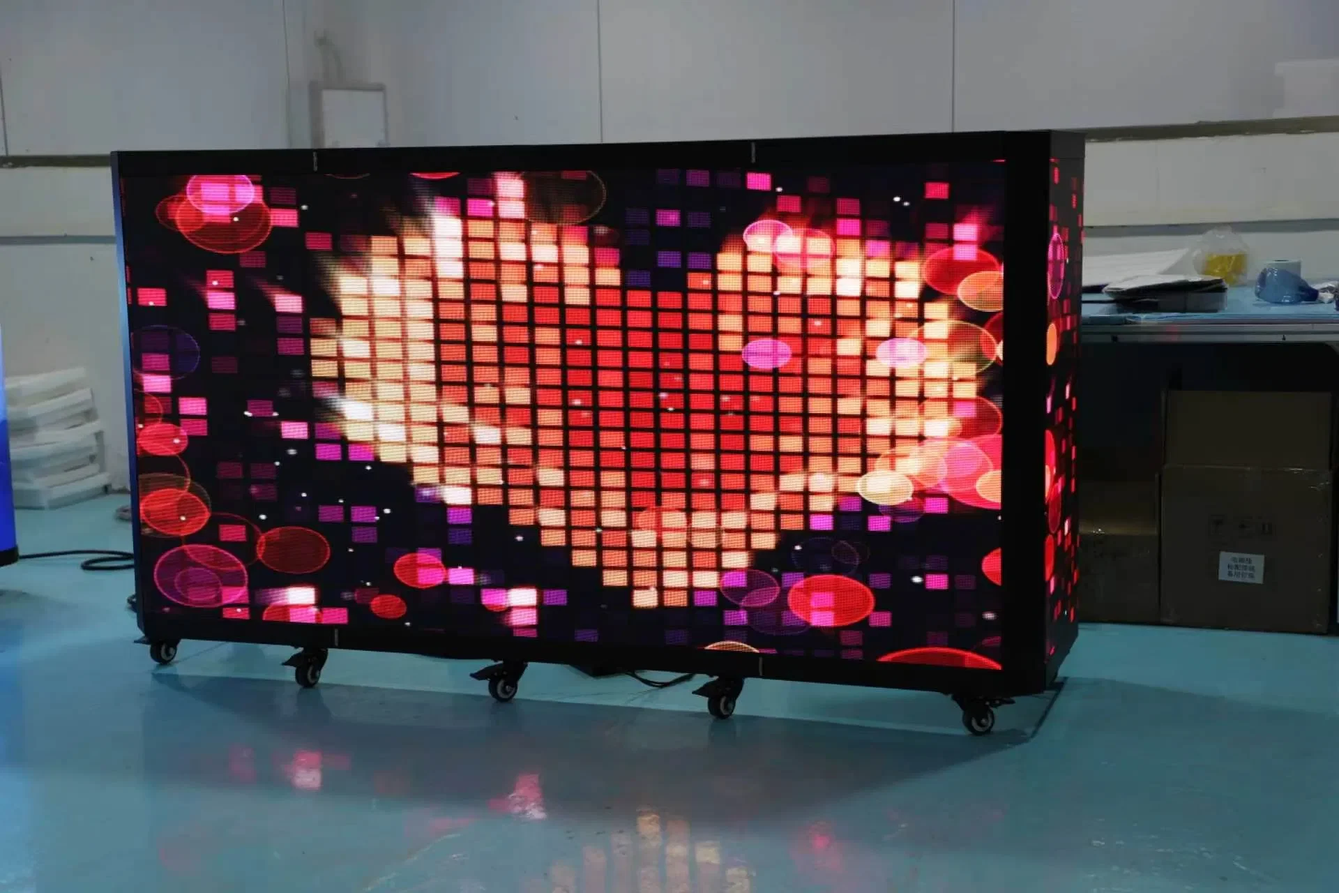 3D Visual Effect DJ Booth Curved Panel Immersive View for Nightclub Live Stage