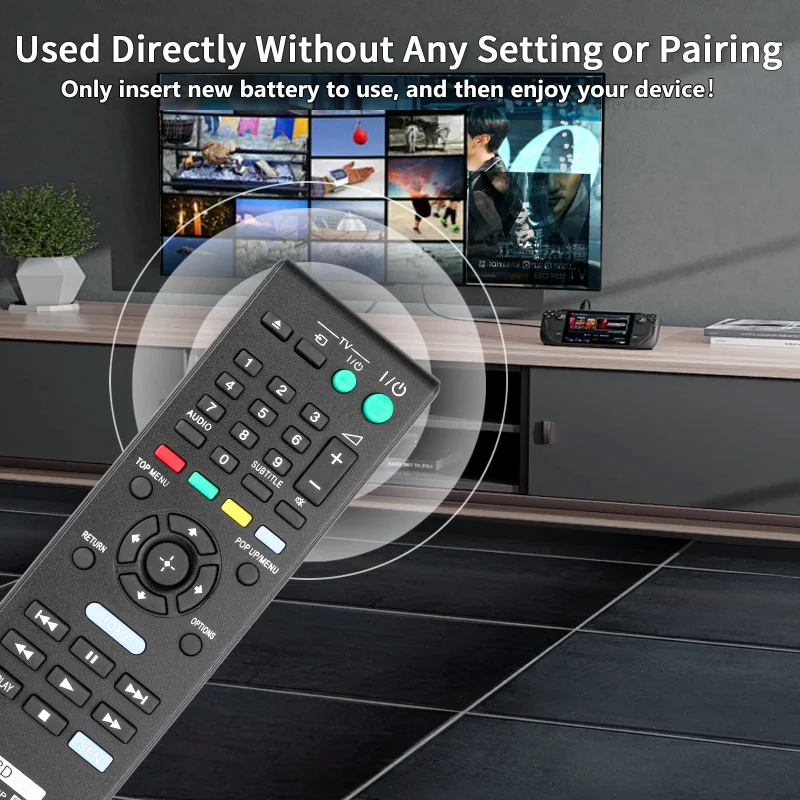 RMT-B119P For Sony Remote Control Compatible With Sony Blu-ray Disc Player BDP-S185 BDP-S190 BDP-S390 BDP-S490 BDP-S590